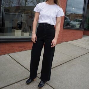 Gravel & Gold Placer Pants in Raven Wide Leg Utility